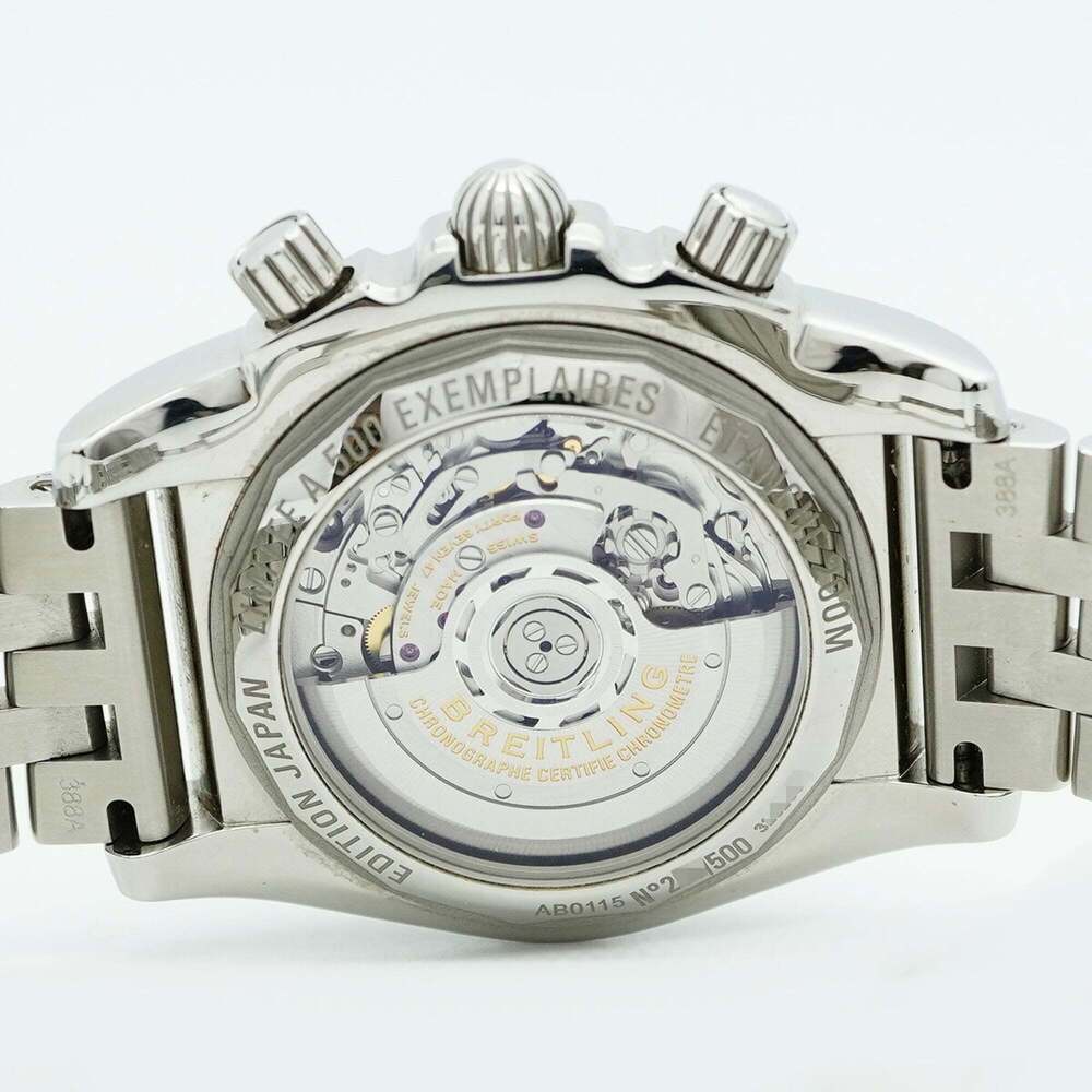 Breitling Chronomat JSP Roman Index Limited Edition AB01153A Black Dial Men's... - Picture 6 of 11